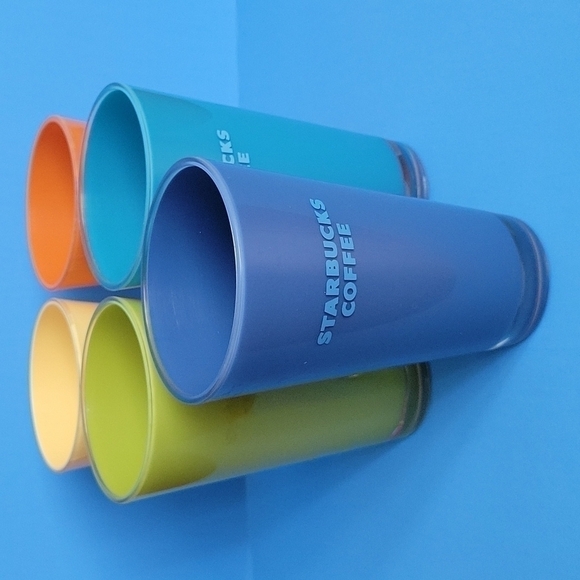 Starbucks Cups Glasses, Rare, Very Hard to Find, Set of (5) - Picture 1 of 8